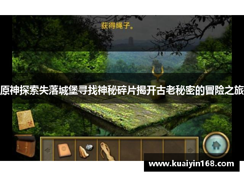 原神探索失落城堡寻找神秘碎片揭开古老秘密的冒险之旅